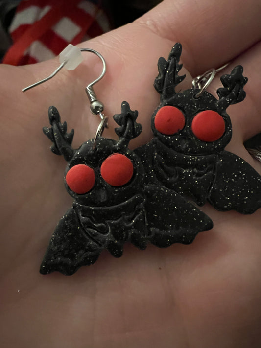 Mothman Earrings (PREORDER)