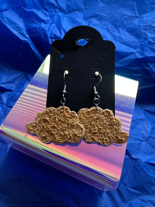 Large Dino Nugget Earrings